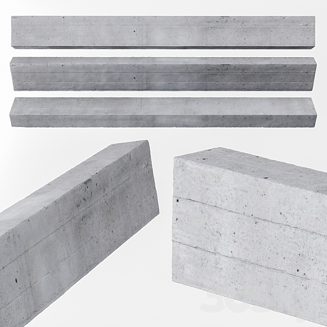 Beam concrete ceiling 3DSMax File - thumbnail 1