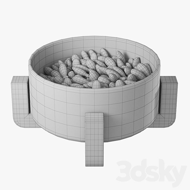 Bowl on stand 3DSMax File - thumbnail 6