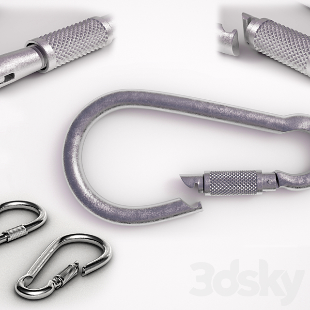 Carabiner fixing 3DSMax File - thumbnail 1