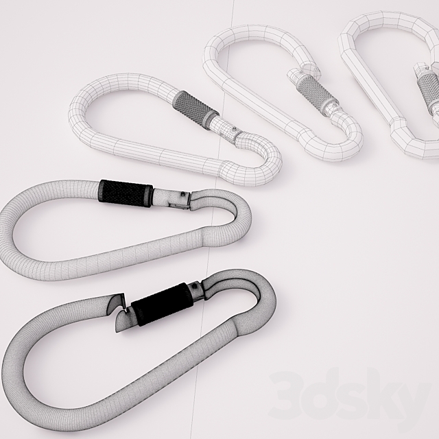 Carabiner fixing 3DSMax File - thumbnail 2