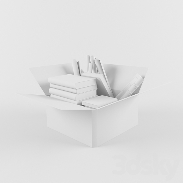 Cardboard Box 3DS Max Model - thumbnail 2