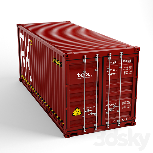 Cargo Container 3ds Max - thumbnail 1