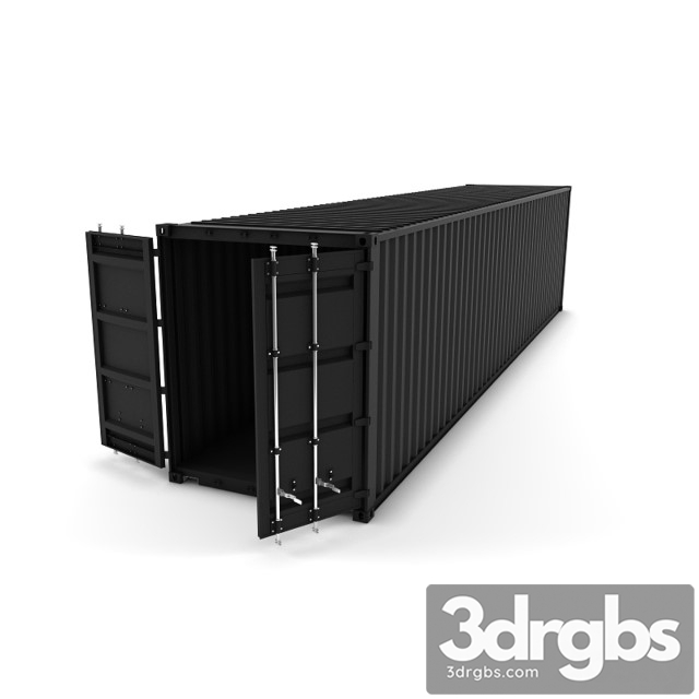 Cargo Container 40 Feet 3dsmax Download - thumbnail 1