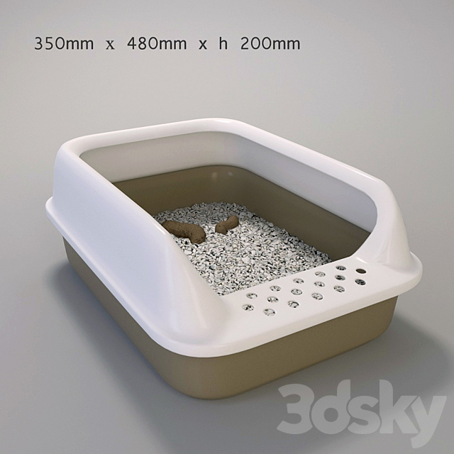 cat toilet 3DSMax File - thumbnail 1