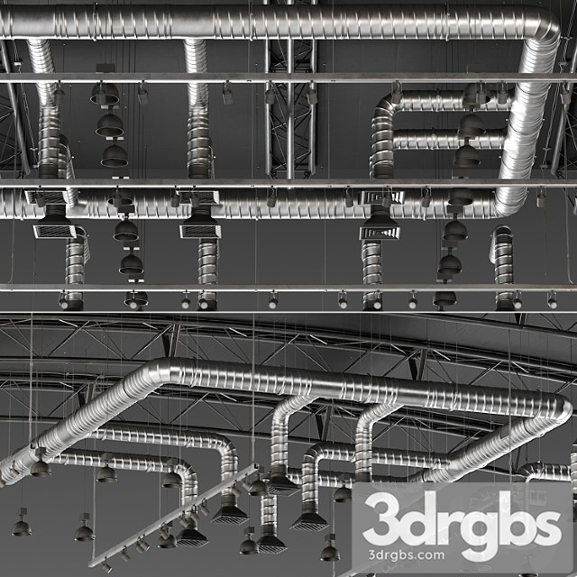 Ceiling ventilation 2 3dsmax Download - thumbnail 1