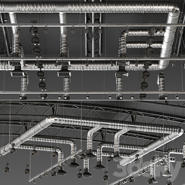 Ceiling Ventilation 2 3DSMax File - thumbnail 1