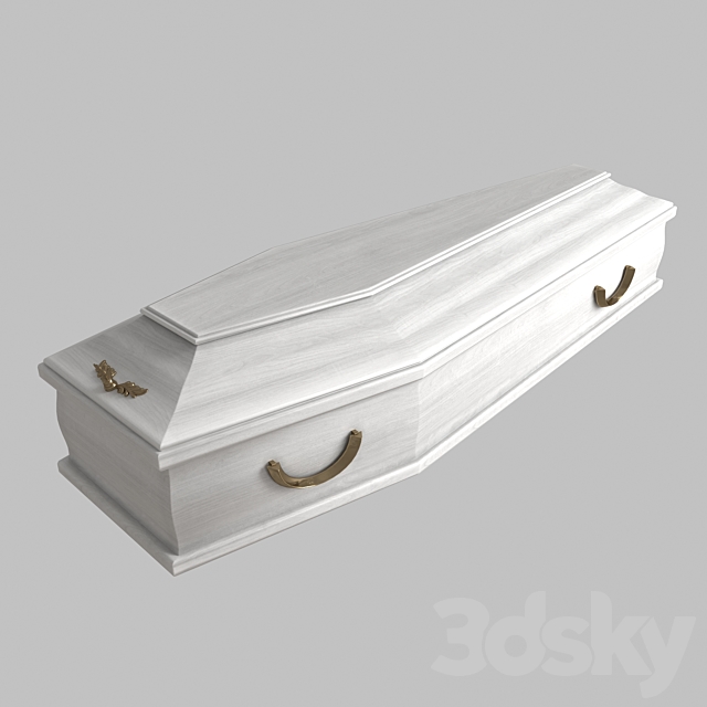 Coffin 3DS Max Model - thumbnail 3