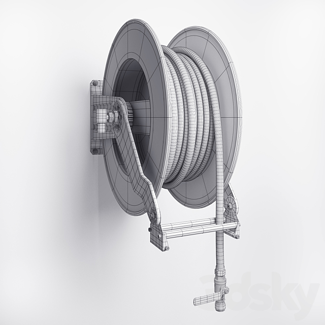 Coil with crane 3DS Max Model - thumbnail 2