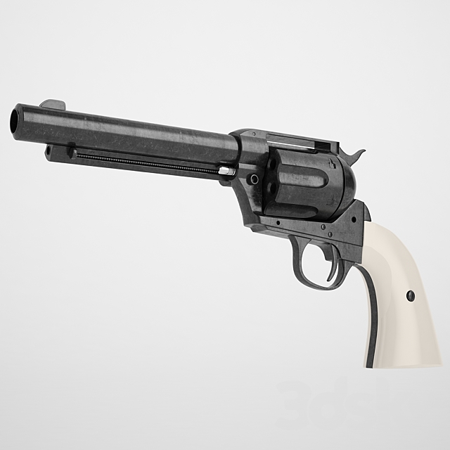 Colt Peacemaker SAA CO2 3DSMax File - thumbnail 1