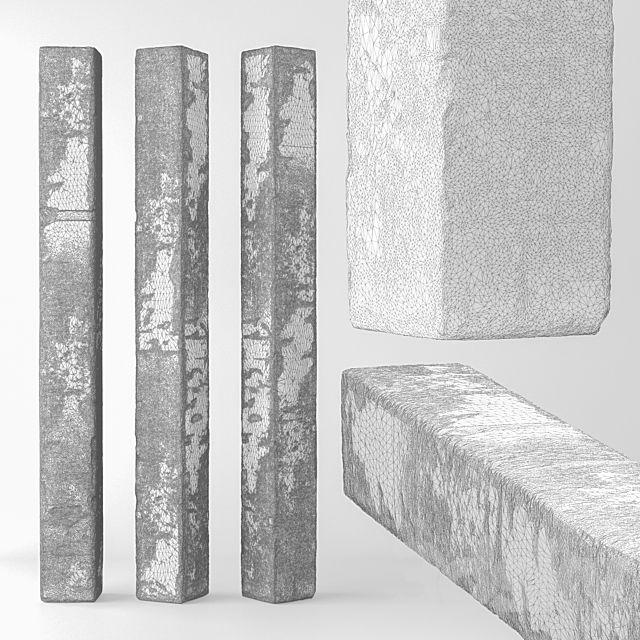 Concrete Column 3DSMax File - thumbnail 2