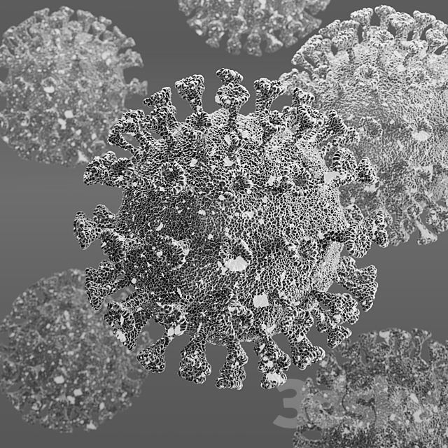 Covid-19 _ Coronavirus 3DS Max Model - thumbnail 3