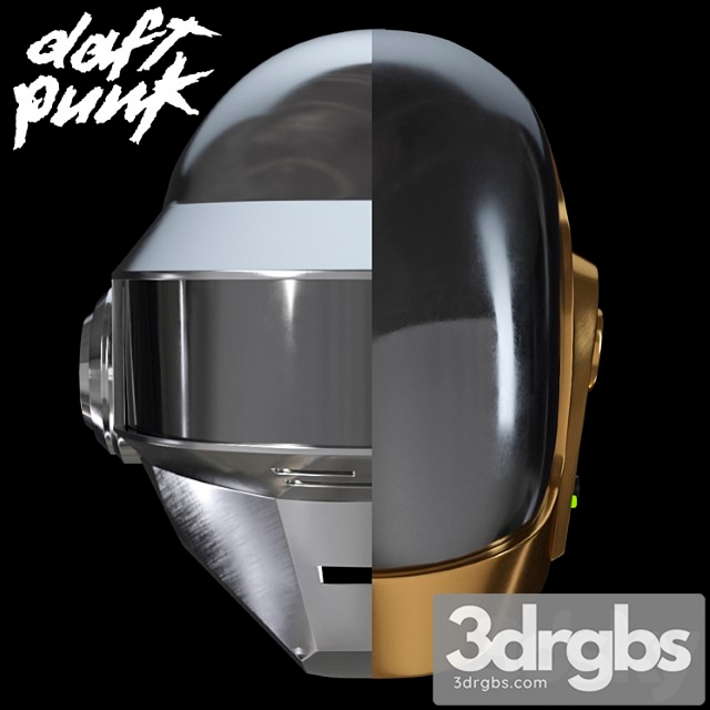 Daft punk helmets 3dsmax Download - thumbnail 1