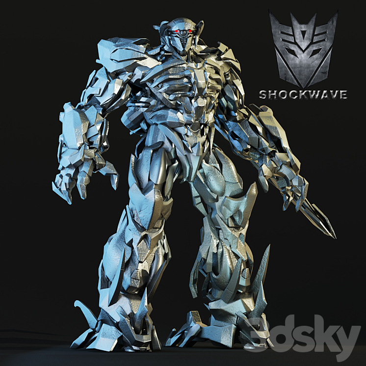 Decepticon SHOCKWAVE 3DS Max - thumbnail 1