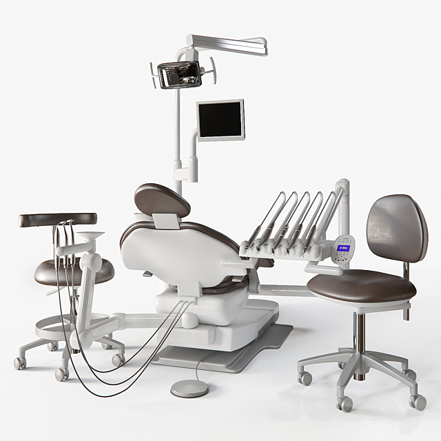 Dental chair 3DSMax File - thumbnail 1