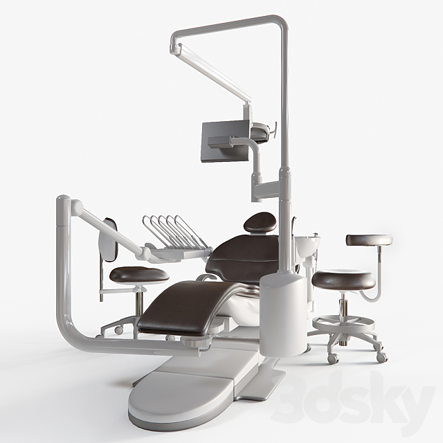 Dental chair 3DSMax File - thumbnail 2