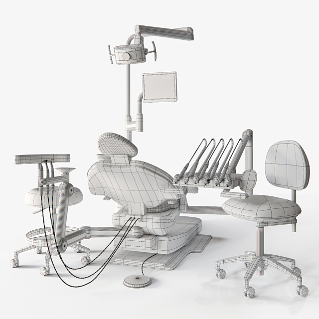 Dental chair 3DSMax File - thumbnail 3