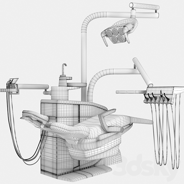 Dental treatment unit KAVO ESTETICA® E70 _ E80 VISION 3DS Max Model - thumbnail 5