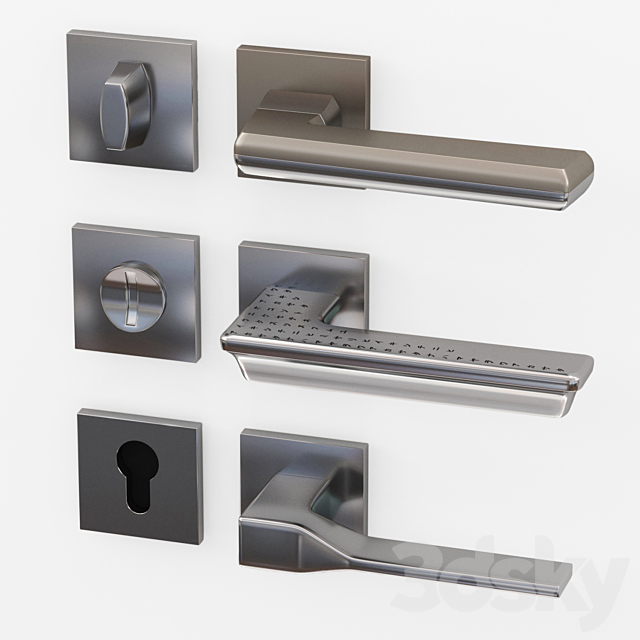 door handles Armadillo 3DSMax File - thumbnail 1