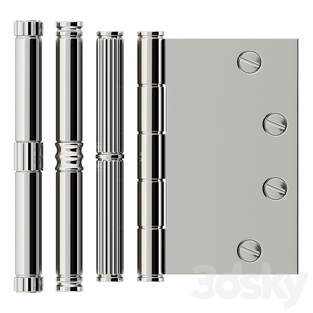 Door hinges Nanz 2 3ds Max - thumbnail 1