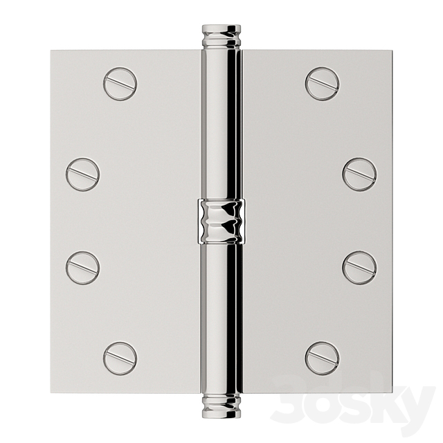 Door hinges Nanz 2 3ds Max - thumbnail 2