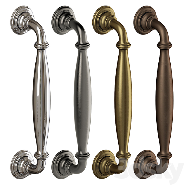 Door Pull Handles Nanz N ° 6649. 6703. 8649 3DSMax File - thumbnail 2