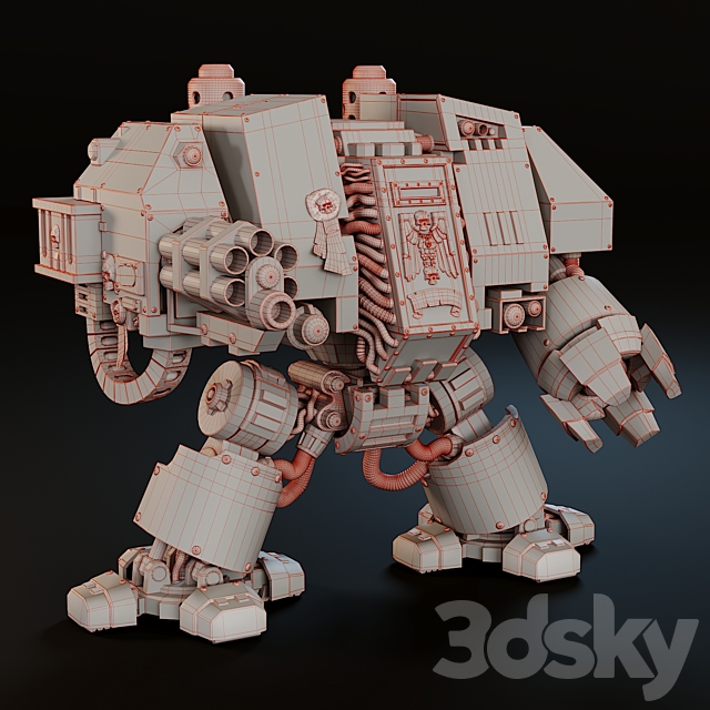 Dreadnought Space Marines 3DSMax File - thumbnail 3