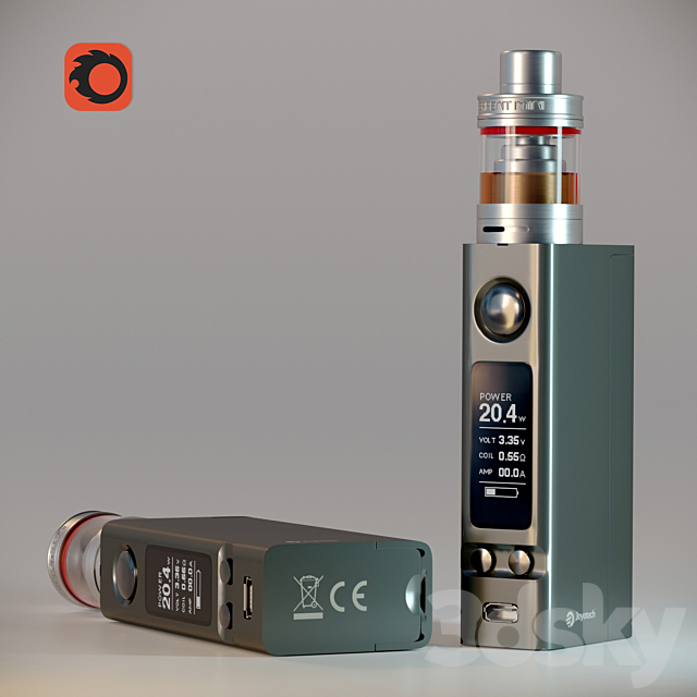 Electronic cigarette Joytech eVic VTwo Mini 3ds Max - thumbnail 2