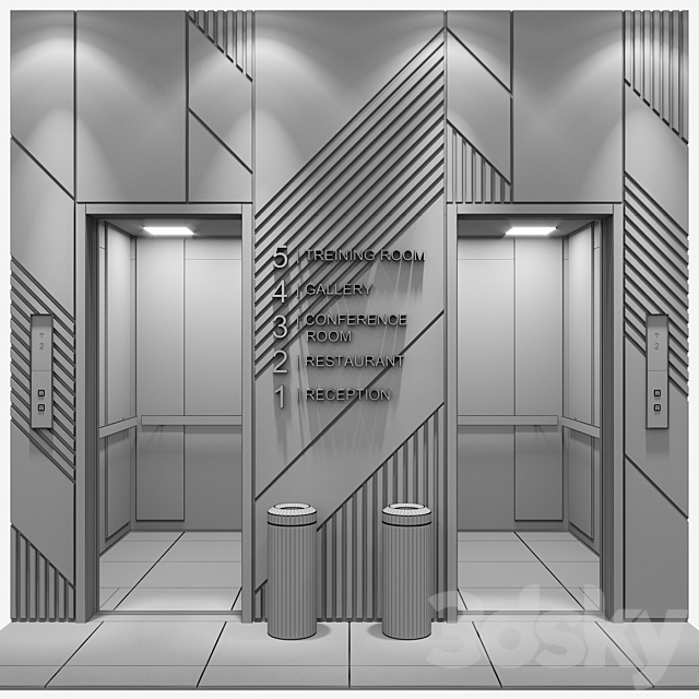 Elevator 11 3DSMax File - thumbnail 4