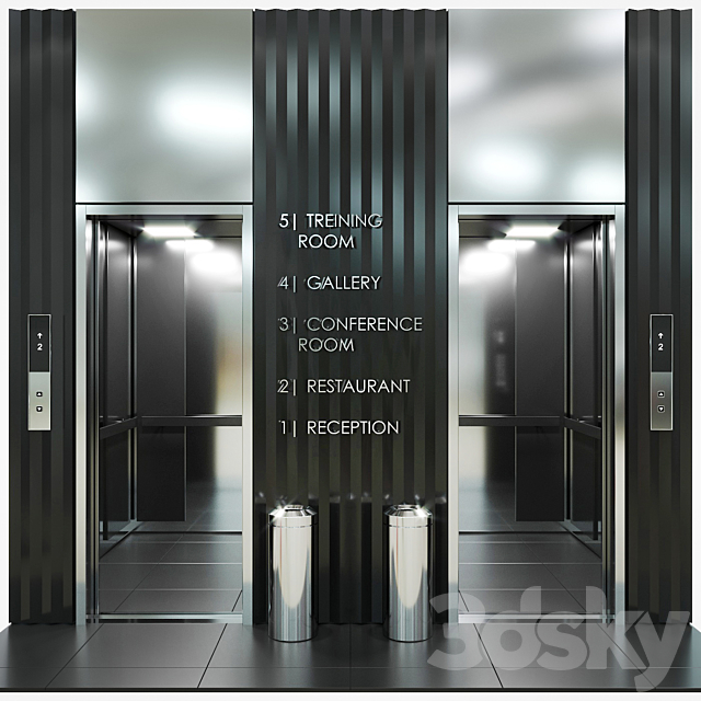 Elevator 12 3DSMax File - thumbnail 1