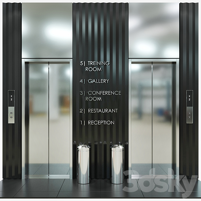 Elevator 12 3DSMax File - thumbnail 2