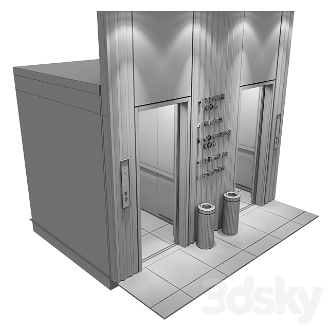 Elevator 12 3DSMax File - thumbnail 5