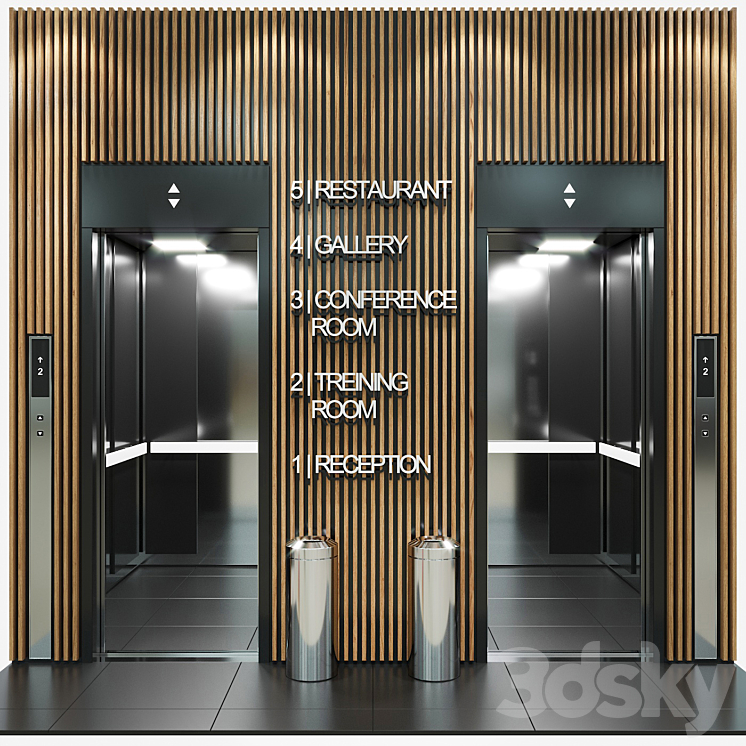 Elevator 2 3DS Max - thumbnail 1