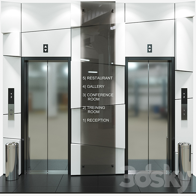 Elevator 3 3DSMax File - thumbnail 2