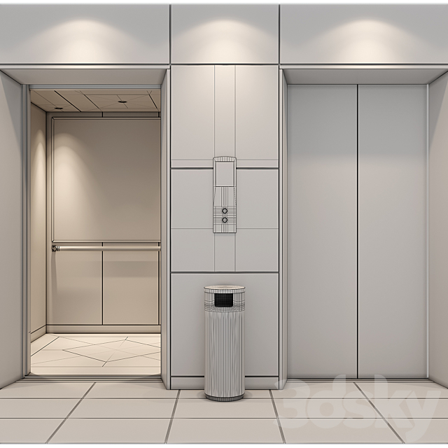 Elevator 3DS Max Model - thumbnail 3