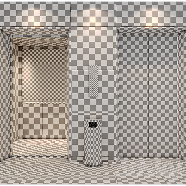 Elevator 3DS Max Model - thumbnail 4