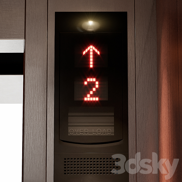 Elevator 3DS Max Model - thumbnail 7