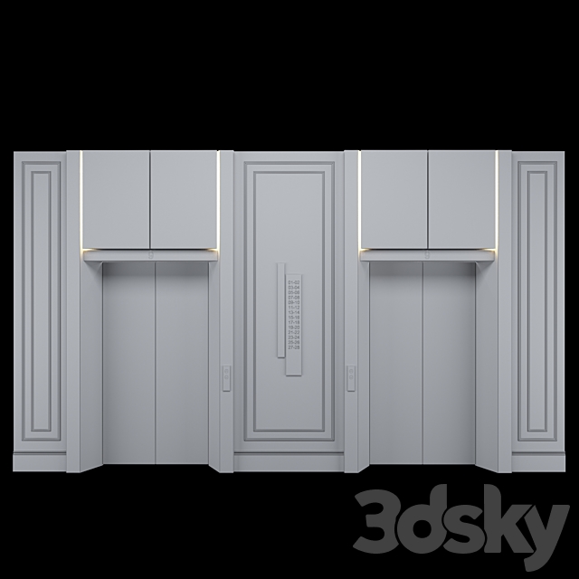 Elevator 4 3DS Max Model - thumbnail 4