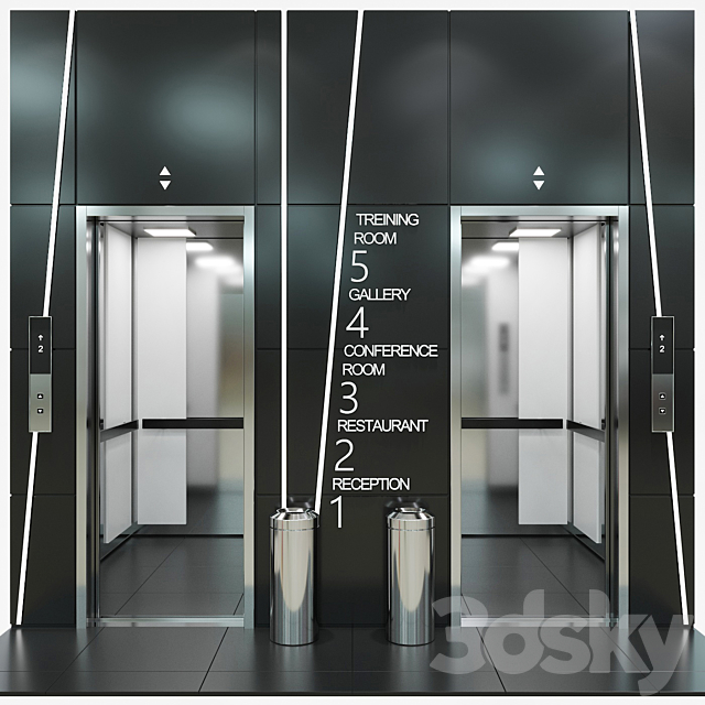 Elevator 4 3DSMax File - thumbnail 1