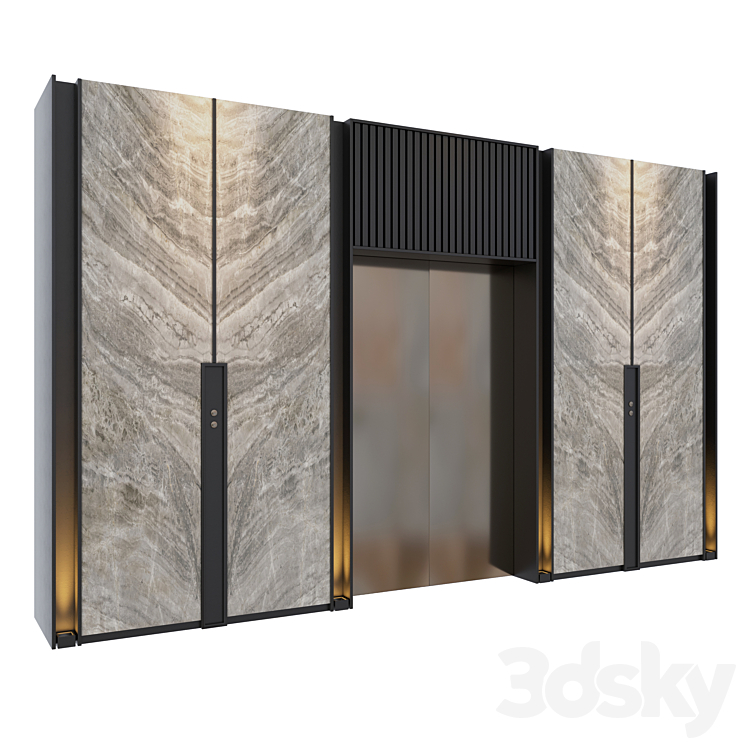 Elevator 5 3DS Max Model - thumbnail 2