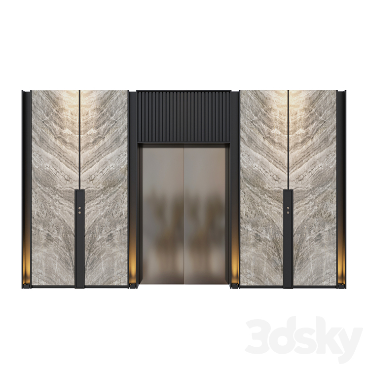 Elevator 5 3DS Max Model - thumbnail 3