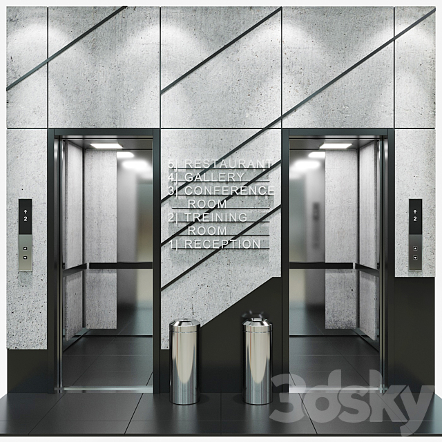 Elevator 5 3DSMax File - thumbnail 1