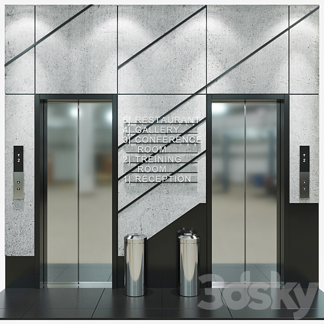 Elevator 5 3DSMax File - thumbnail 2