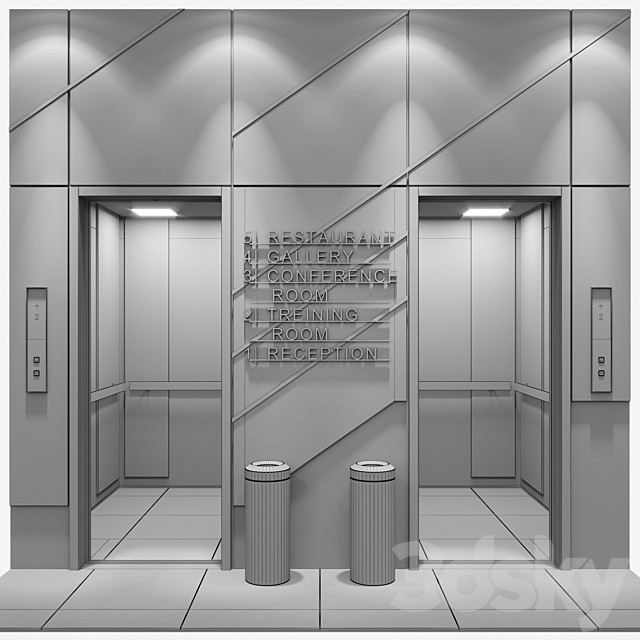 Elevator 5 3DSMax File - thumbnail 4