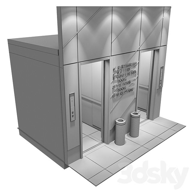 Elevator 5 3DSMax File - thumbnail 5