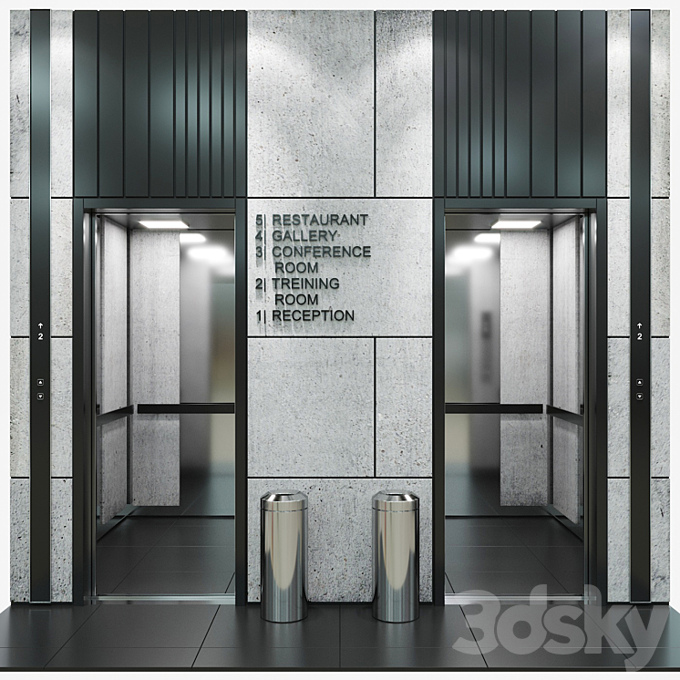 Elevator 8 3DS Max - thumbnail 1