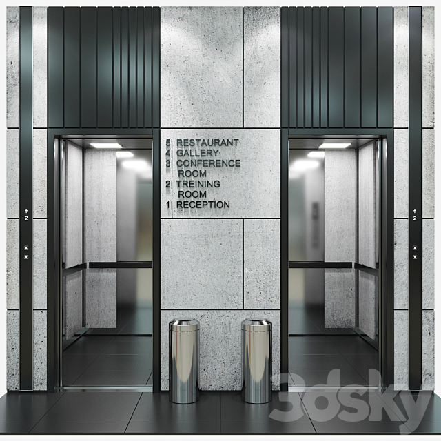 Elevator 8 3DSMax File - thumbnail 1