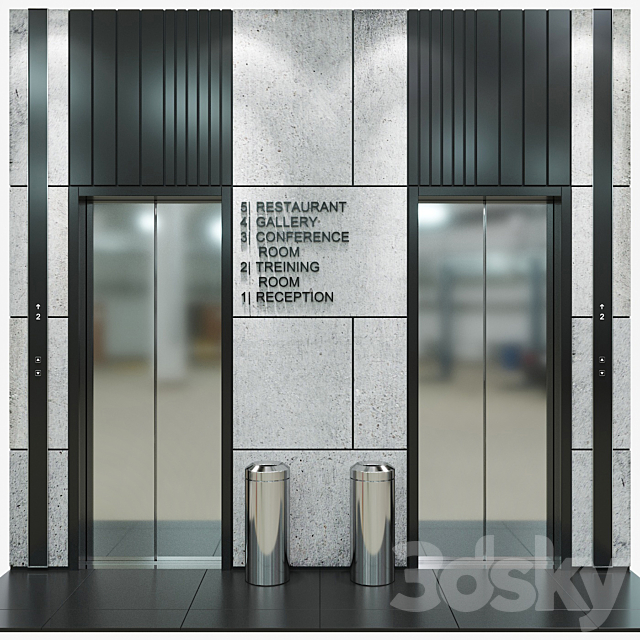 Elevator 8 3DSMax File - thumbnail 2