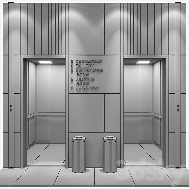 Elevator 8 3DSMax File - thumbnail 4