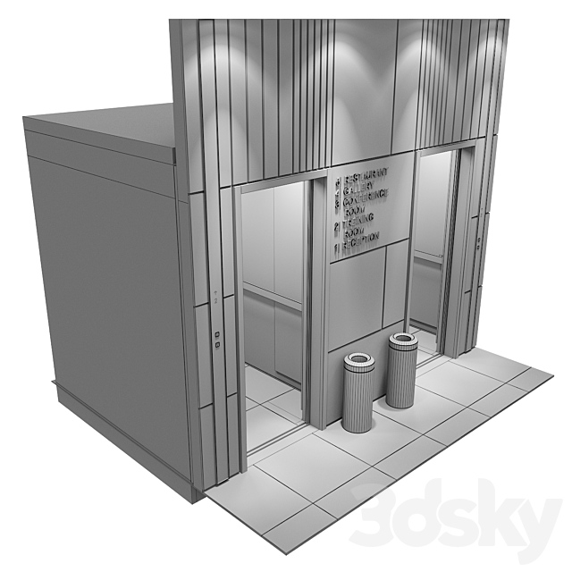 Elevator 8 3DSMax File - thumbnail 5