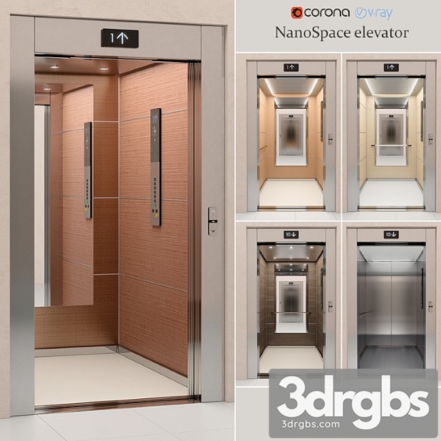 Elevator kone nanospace 3dsmax Download - thumbnail 1